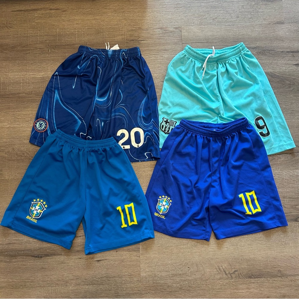 Boys Soccer Short Set Unbranded Size 28, Set of 4